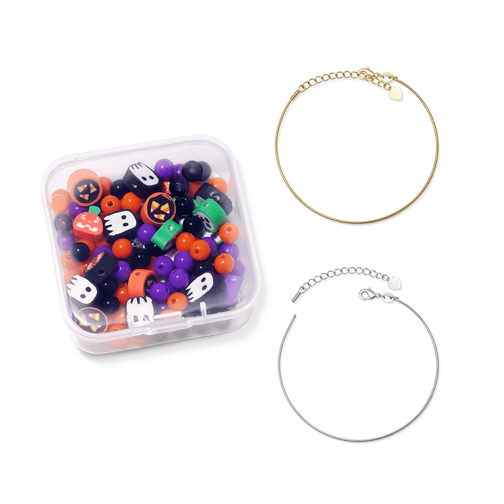 Gnoce Halloween DIY Multi Color Beaded Bracelet_2