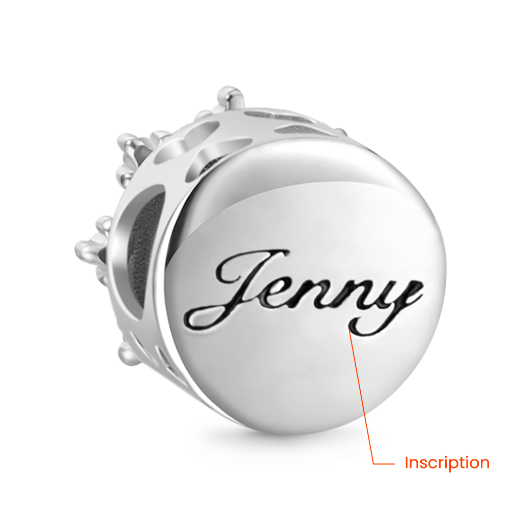 Gnoce Engravable Rotatable Snowflake Charm_2