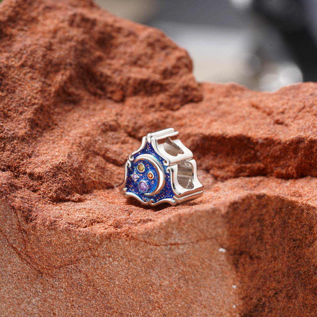 Gnoce Shiny Moon Galaxy Pendant Dangle Charm_3