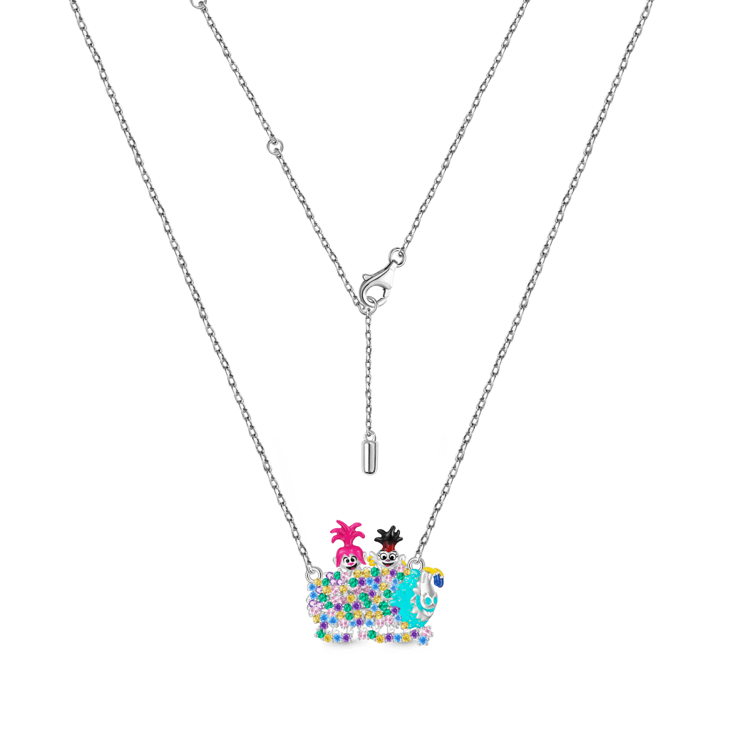 Gnoce Trolls Queen Poppy & Queen Barb Necklace_3