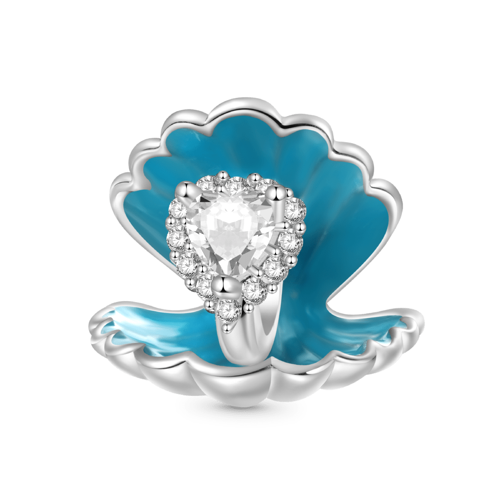 Gnoce Shell Heart Birthstone Charm_2