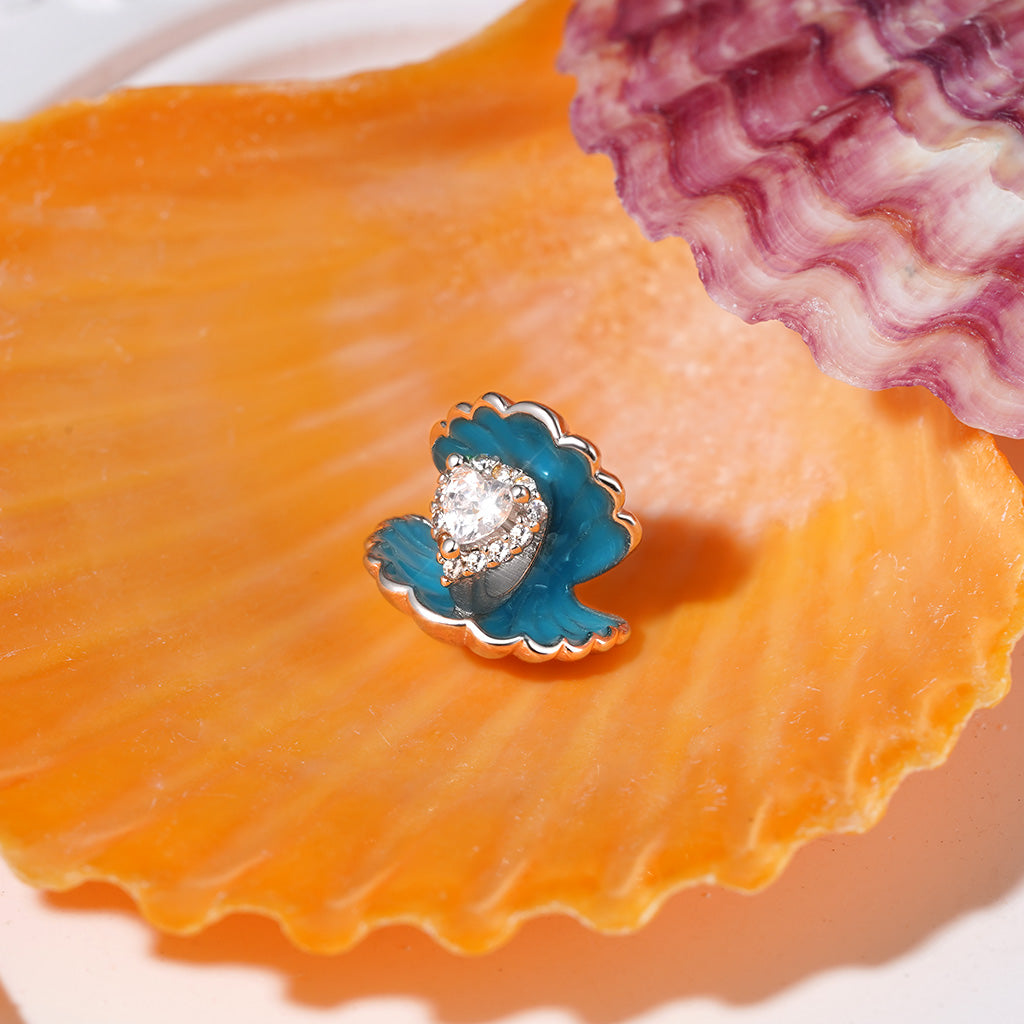 Gnoce Shell Heart Birthstone Charm_4