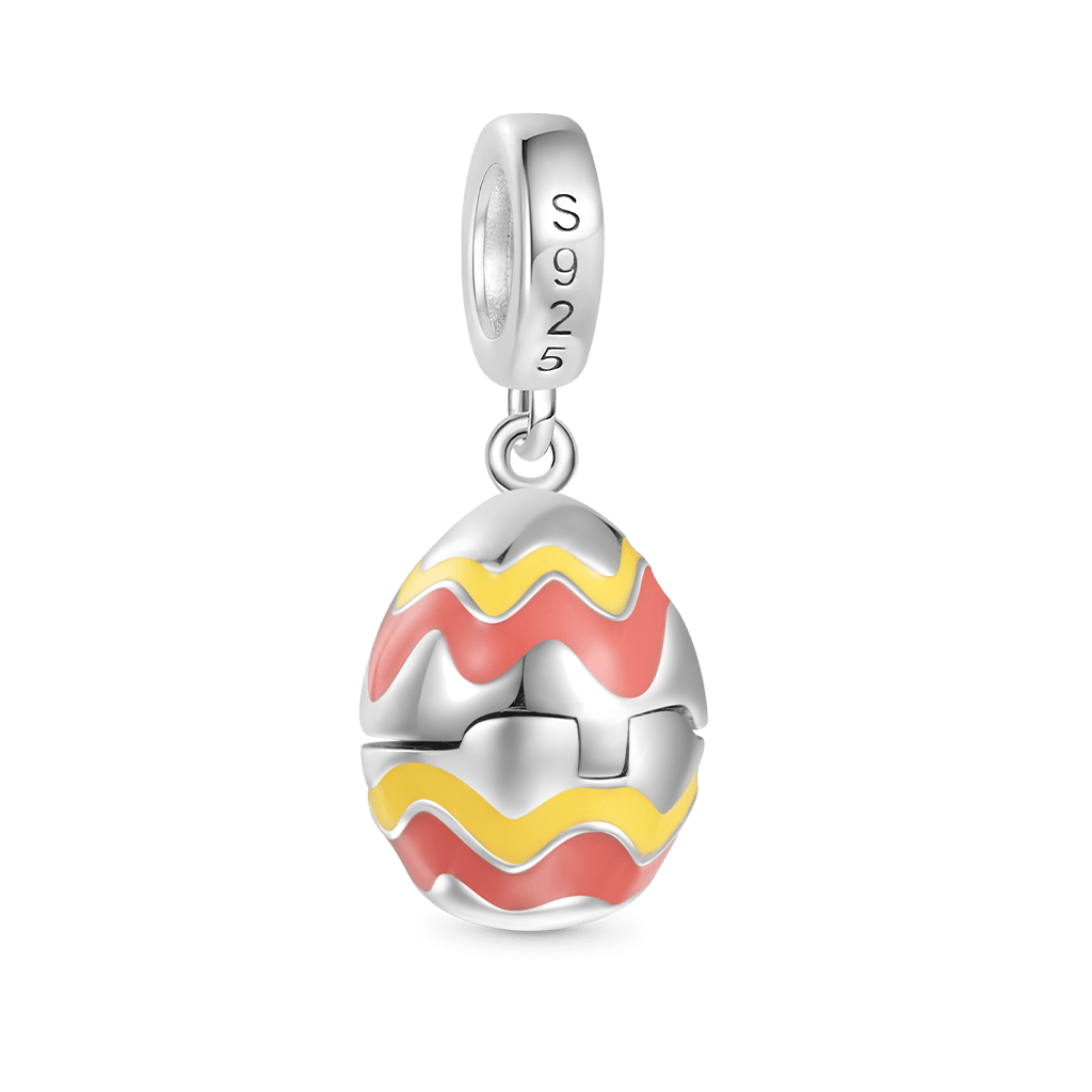 Gnoce Openable Easter Egg-Pocket Bear Pendant Dangle Charm_3