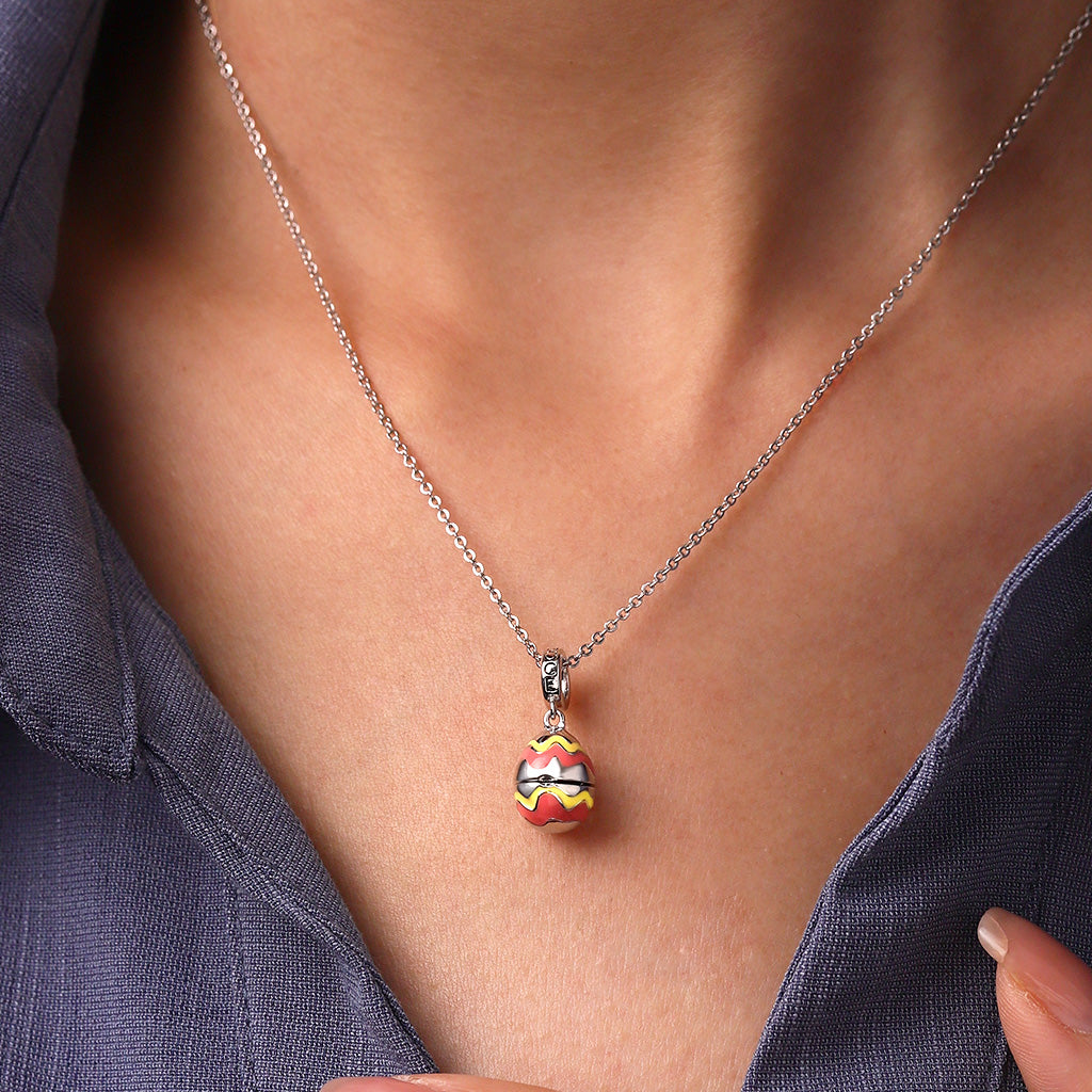 Gnoce Openable Easter Egg-Pocket Bear Pendant Dangle Charm_6