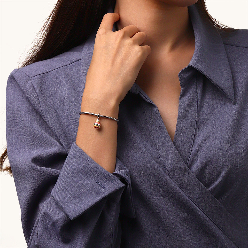 Gnoce Openable Easter Egg-Pocket Bear Pendant Dangle Charm_5