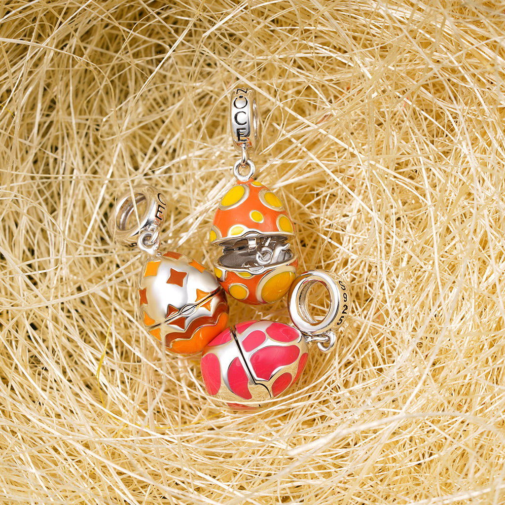 Gnoce Openable Easter Egg-Pocket Dachshund Pendant Dangle Charm_4