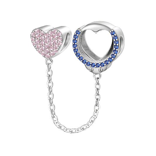 Gnoce Personalized Double-layer Love Handcuffs Charm_1