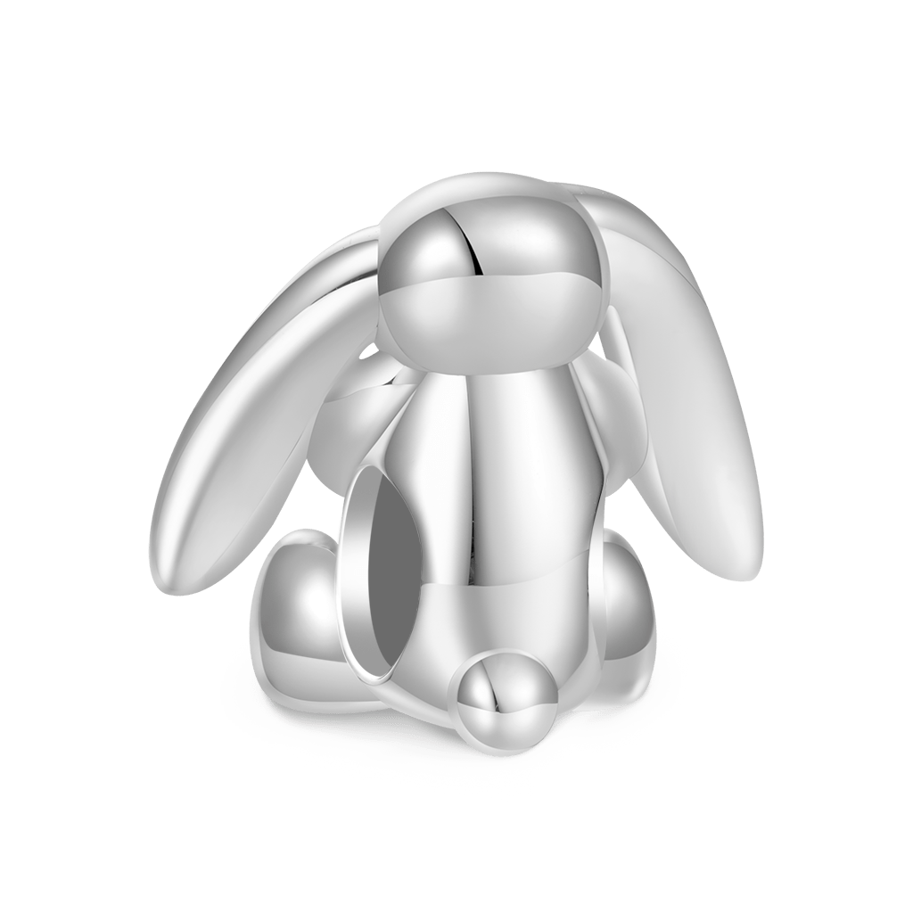 Gnoce Long-eared Rabbit Holding Gift Charm_2