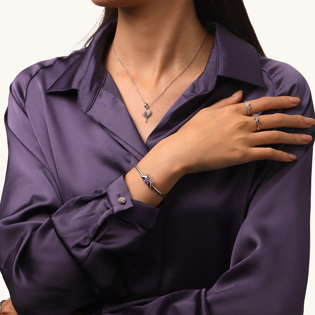 Gnoce Hands with Love Birthstone Charm_5