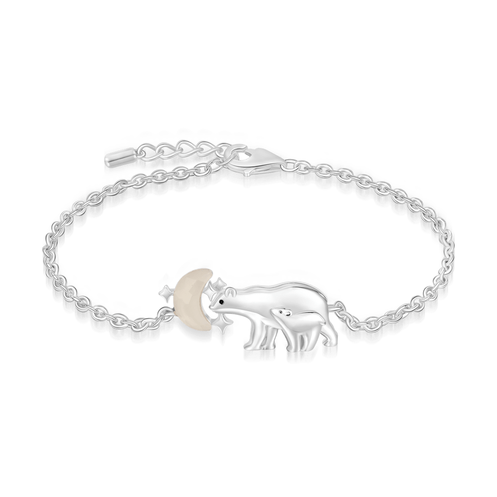 Gnoce Polar Bear Parent-Child Color-changing Moon Bracelet_2