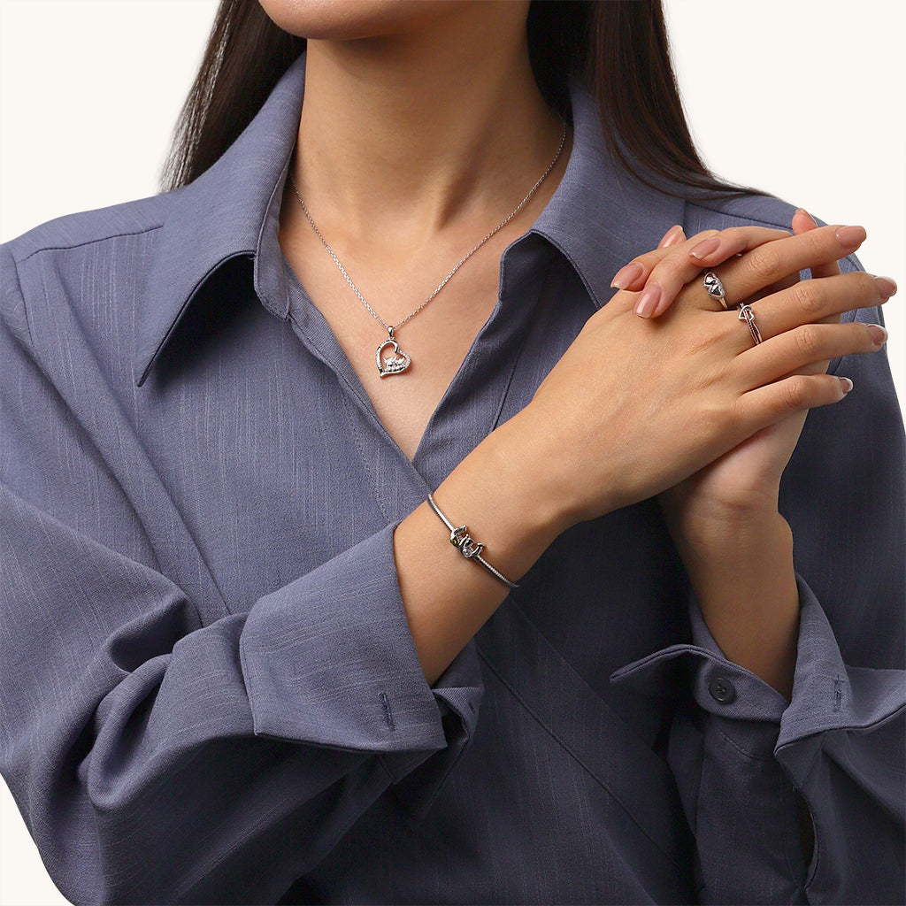 Gnoce Double Horseshoe Personalized Charm_6