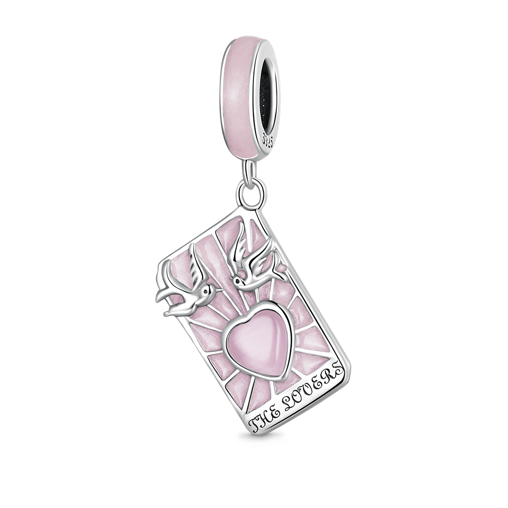 Gnoce Lovers Tarot Card Pendant Dangle Charm_1