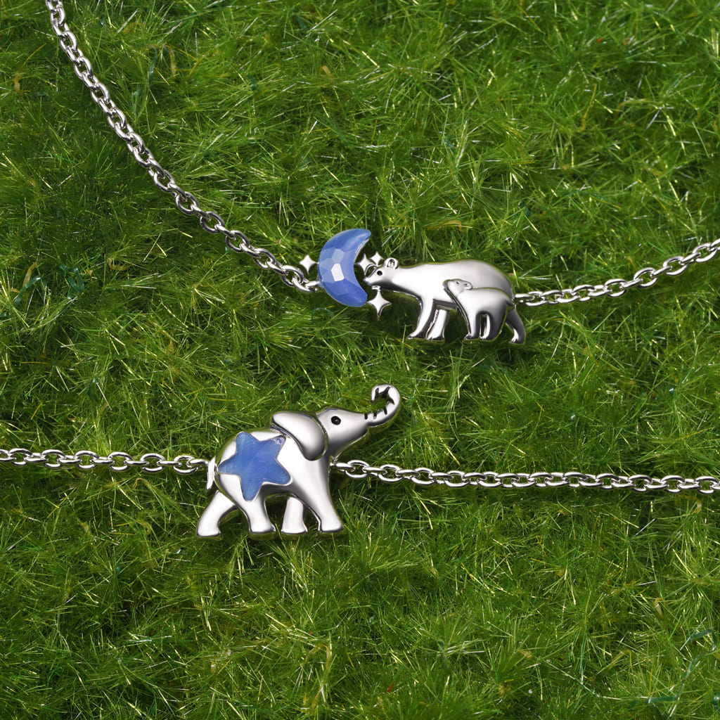 Gnoce Color-changing Animal Elephant Bracelet_3