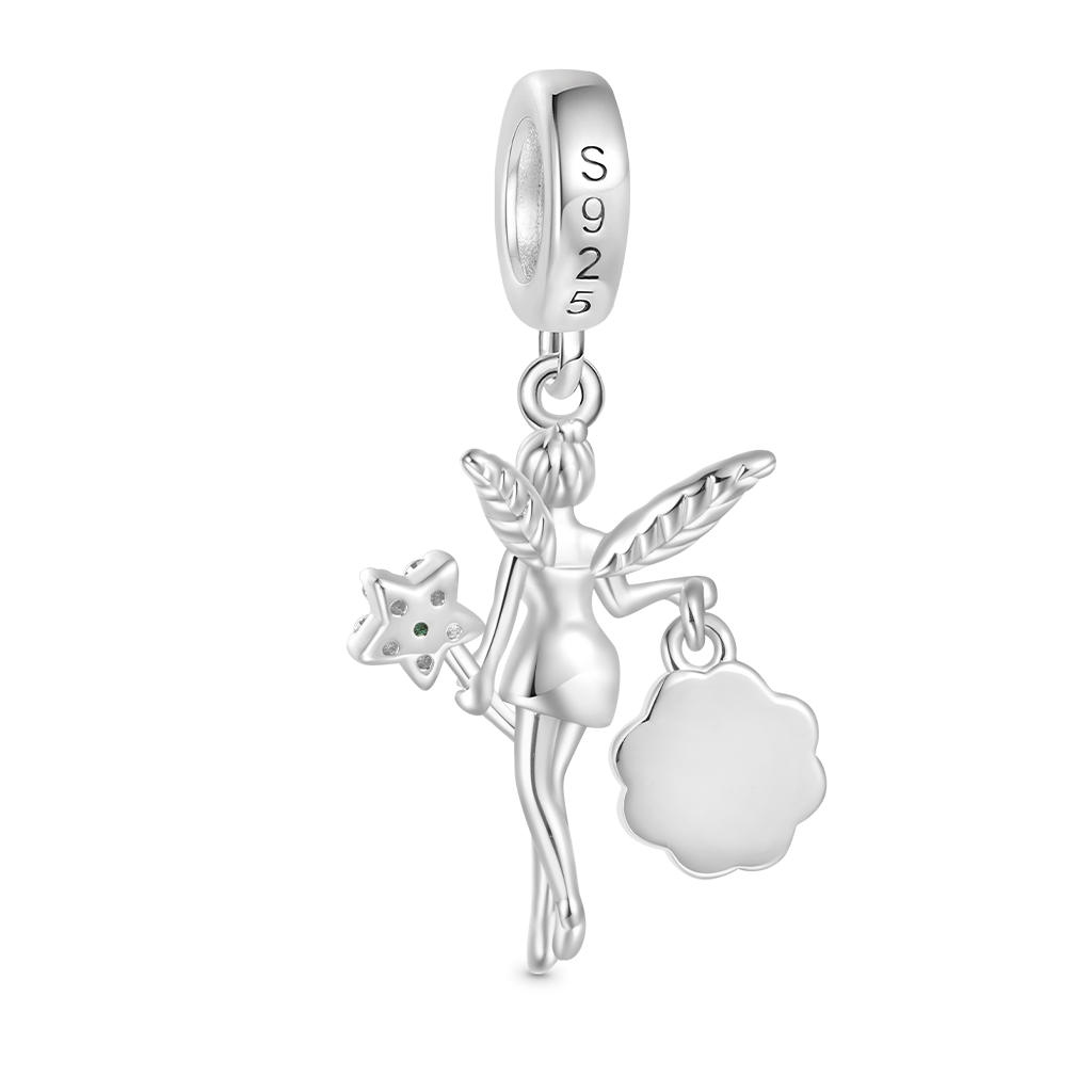 Gnoce Fairy Hand-held Glow-in-the-Dark Four-leaf Clover Pendant Dangle Charm_3