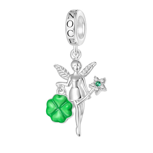 Gnoce Fairy Hand-held Glow-in-the-Dark Four-leaf Clover Pendant Dangle Charm_1