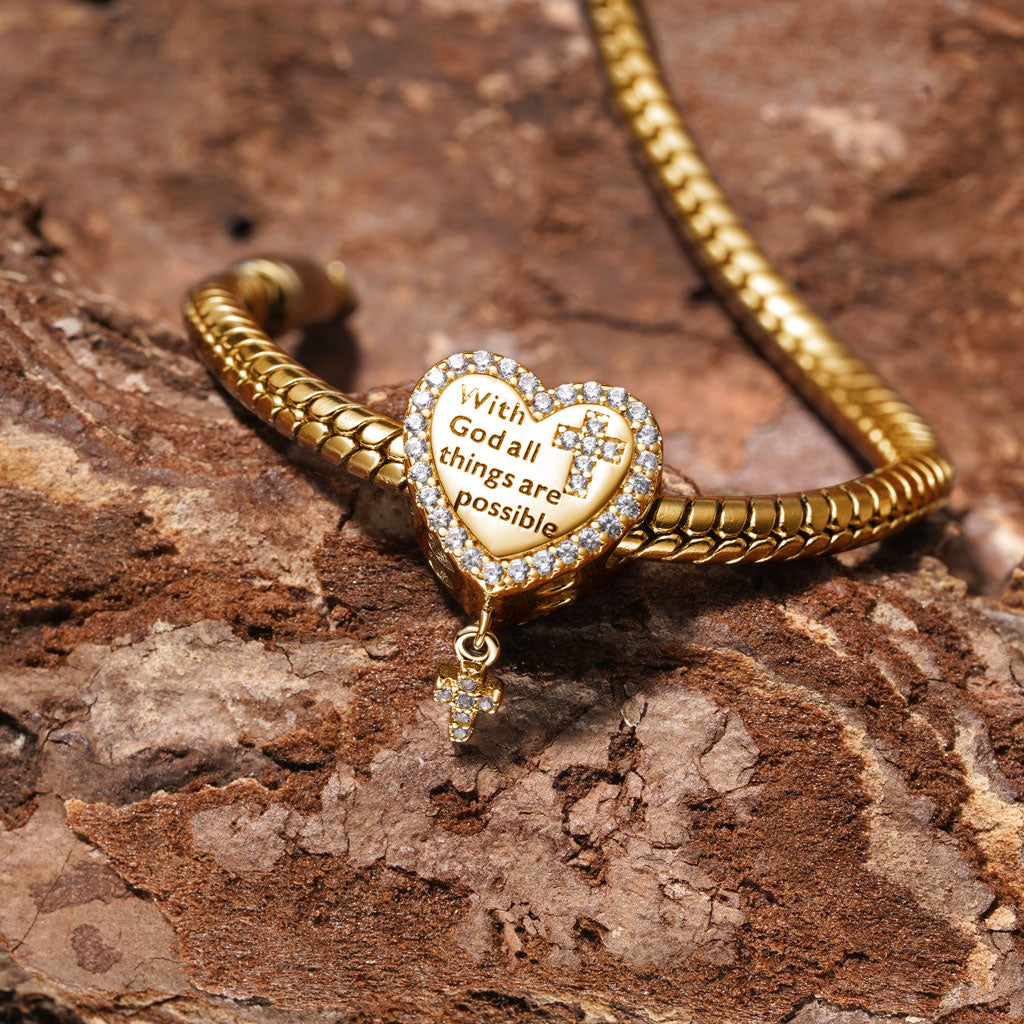 Gnoce 18k Gold Plated Double-Sided Devotion Heart Charm_3