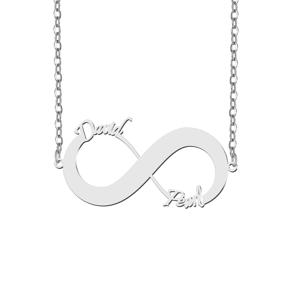 Gnoce Couple Double Name Infinity Necklace_1