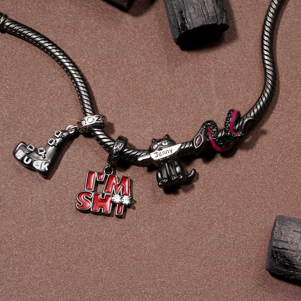 Gnoce IM SHY Individuality Birthstone Pendant Dangle Charm_4