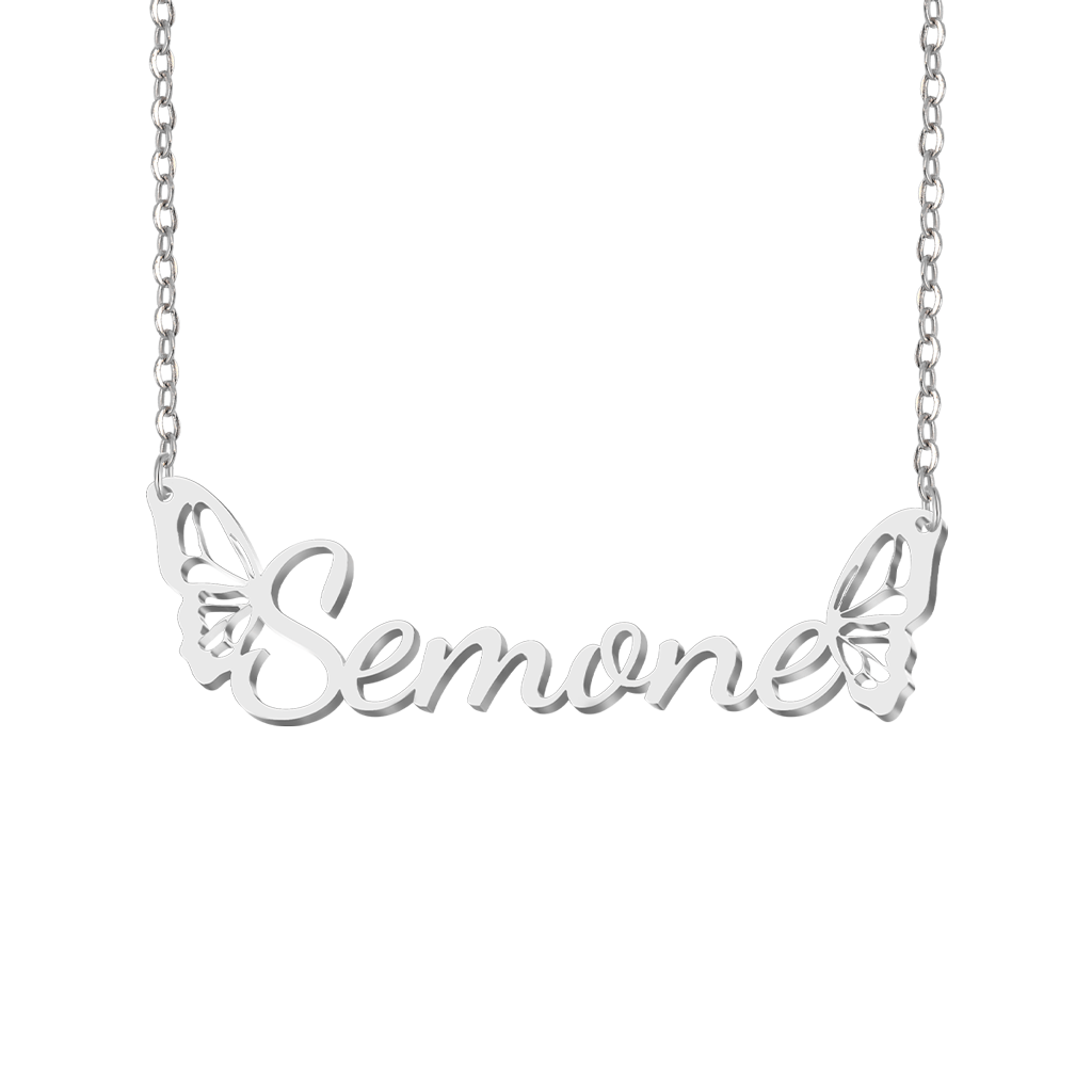 Gnoce Exquisite Butterfly Wings Personalized Name Necklace_3
