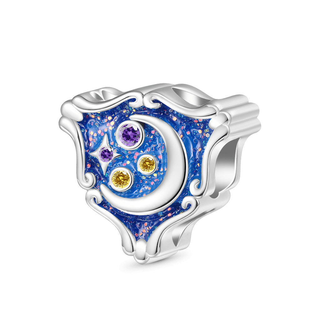 Gnoce Shiny Moon Galaxy Pendant Dangle Charm_1