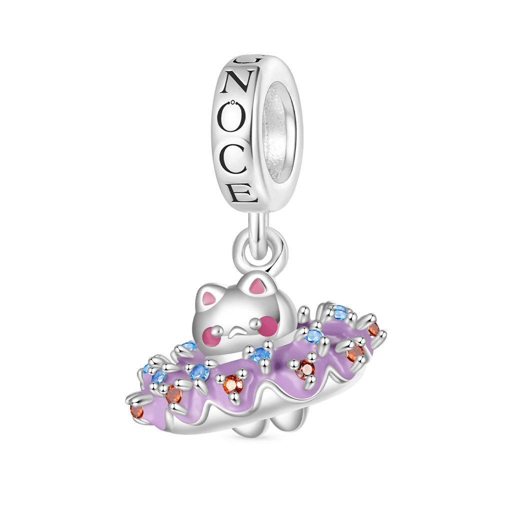 Gnoce Doughnut Cat Chuu Pendant Dangle Charm_1