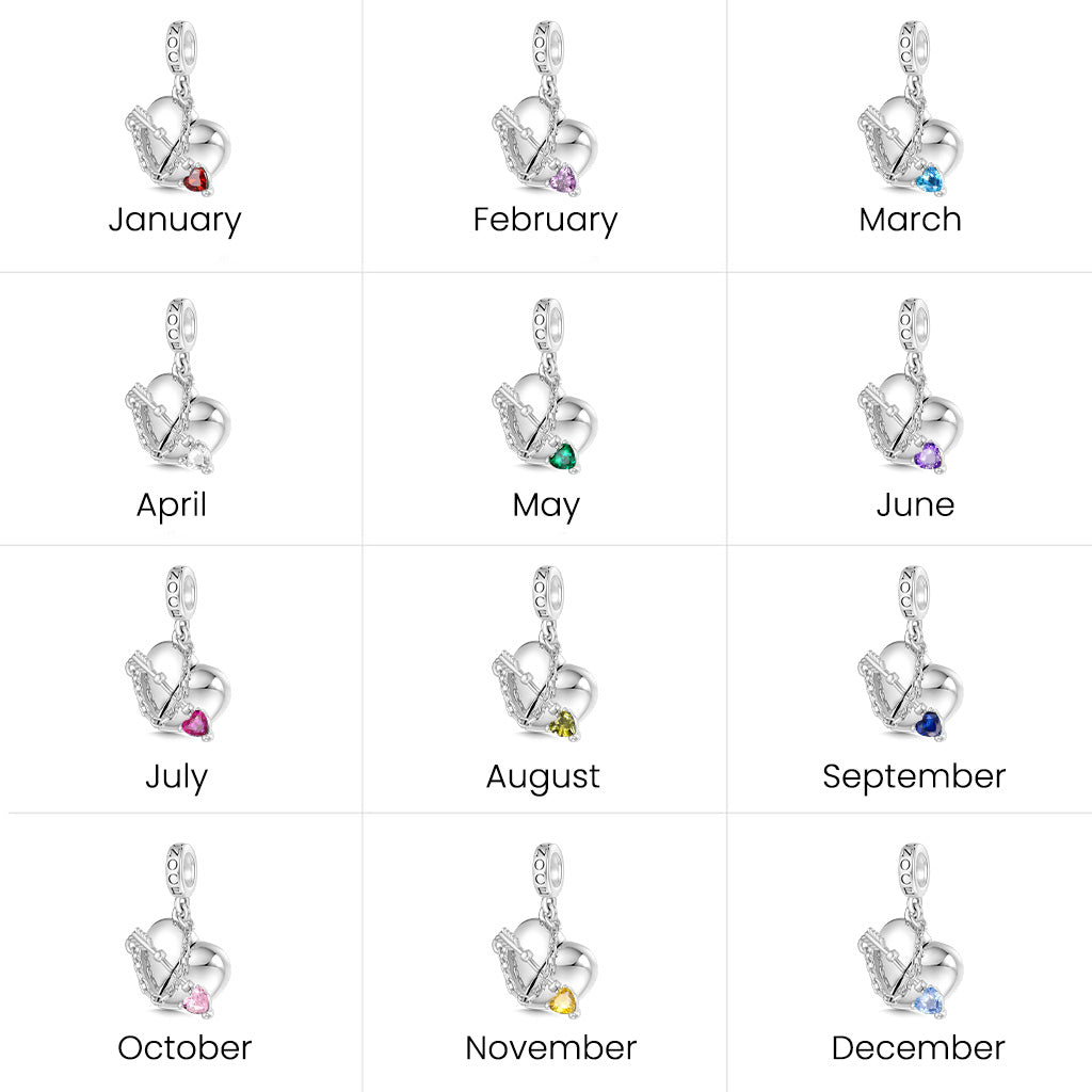 Gnoce One Arrow Pierces the Heart Personalized Pendant Dangle Charm_4