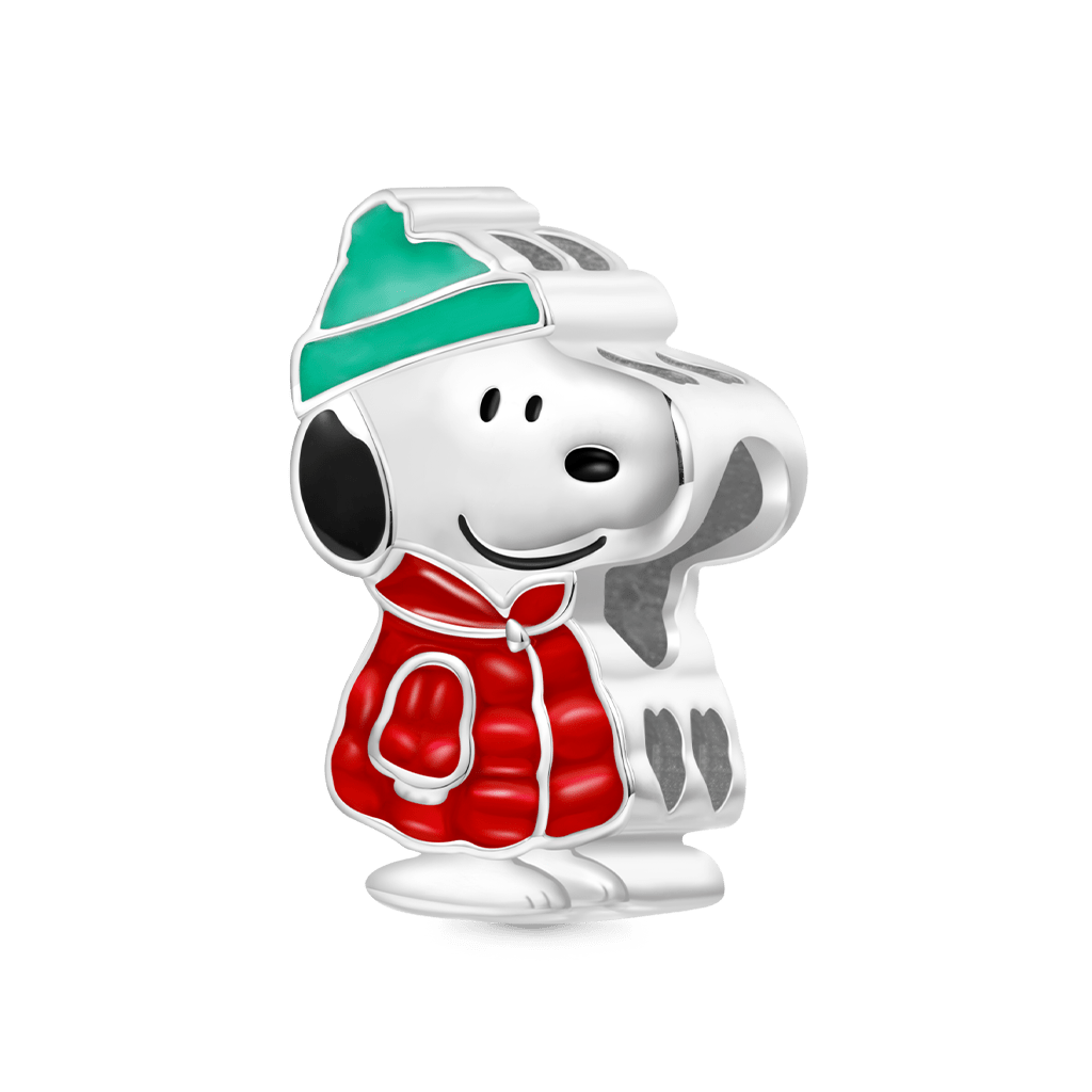 Gnoce Peanuts Snoopy Warm Winter Wishes Charm_1
