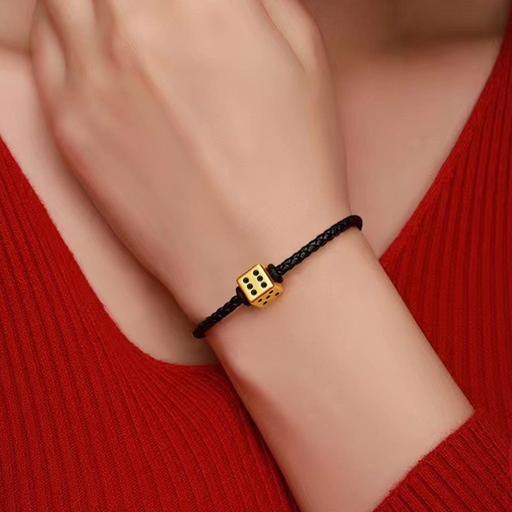 Gnoce Pure Gold Dice Wealth Charm_2