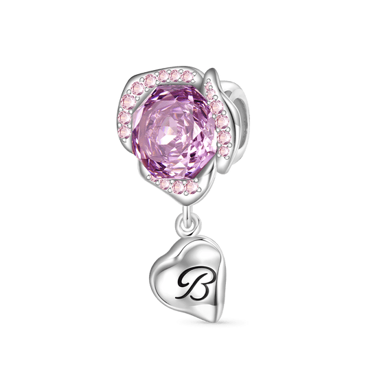 Gnoce Valentine's Day Rose Flower Petal Stopper Charm_1