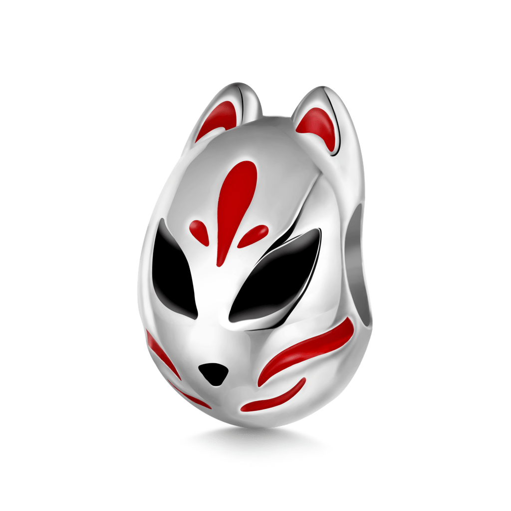 Gnoce Japanese Kitsune Fox Mask Charm_1
