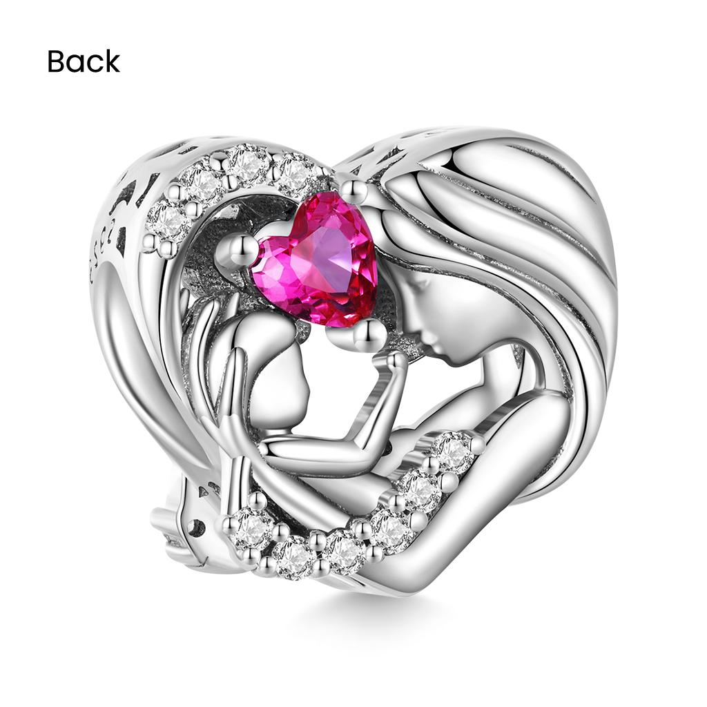 Gnoce Warm Moment Mother Hug Child Heart Charm_2