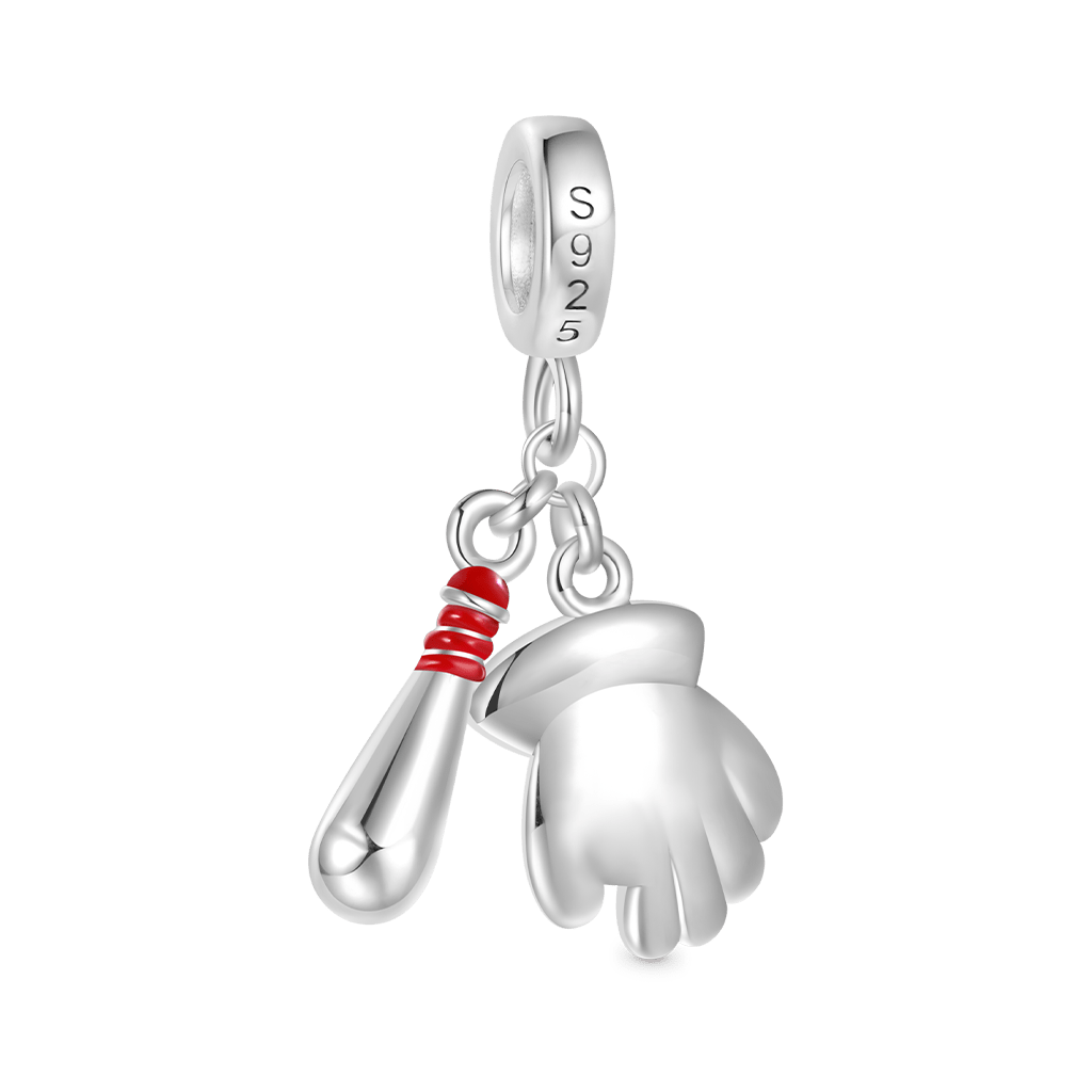 Gnoce Baseball Gloves & Bats Pendant Dangle Charm_2