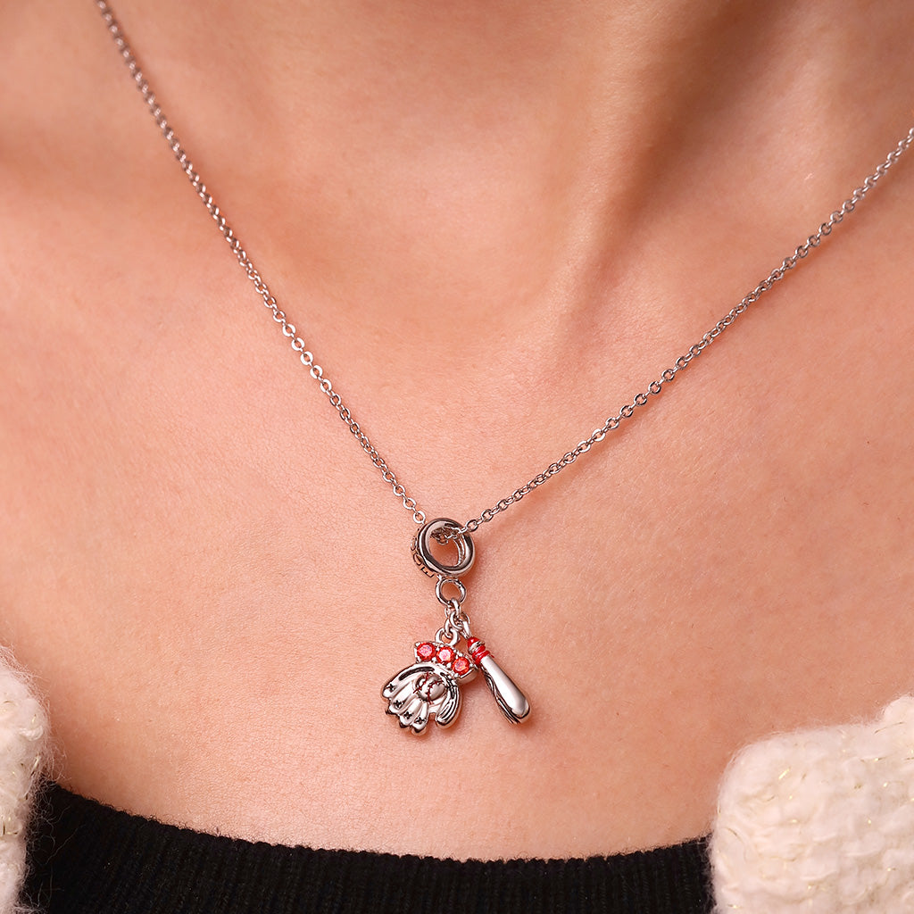 Gnoce Baseball Gloves & Bats Pendant Dangle Charm_5