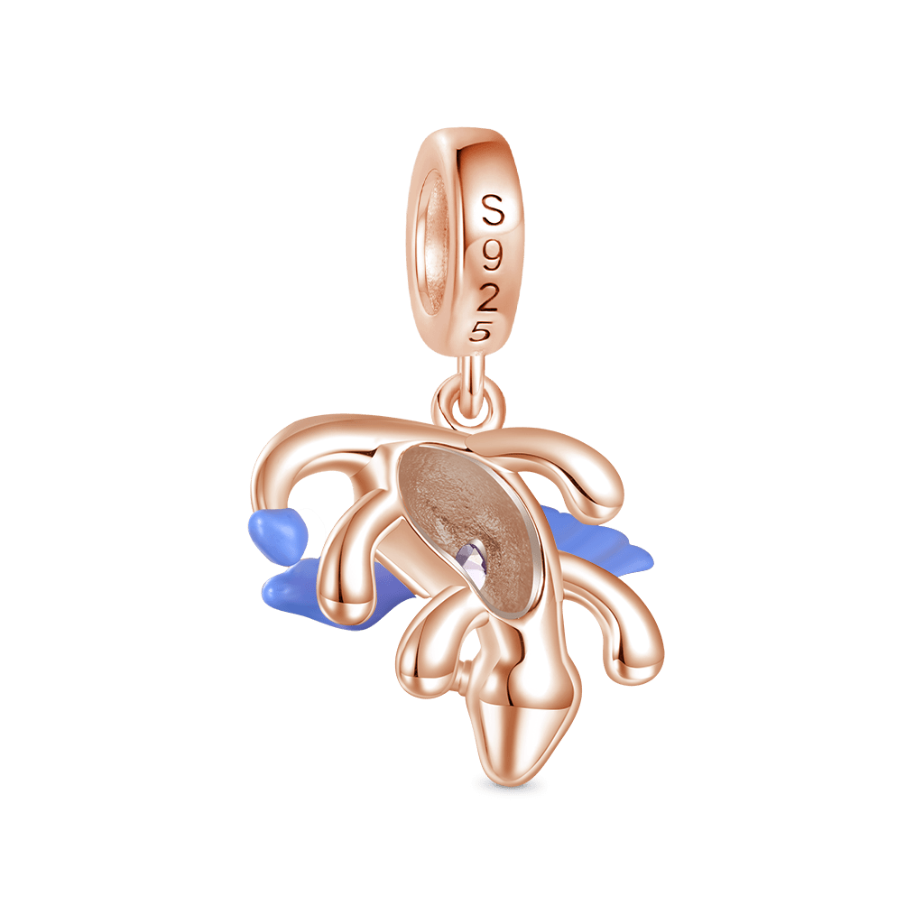 Gnoce Fun Persimmon Dragon Embraces Love Pendant Dangle Charm_2