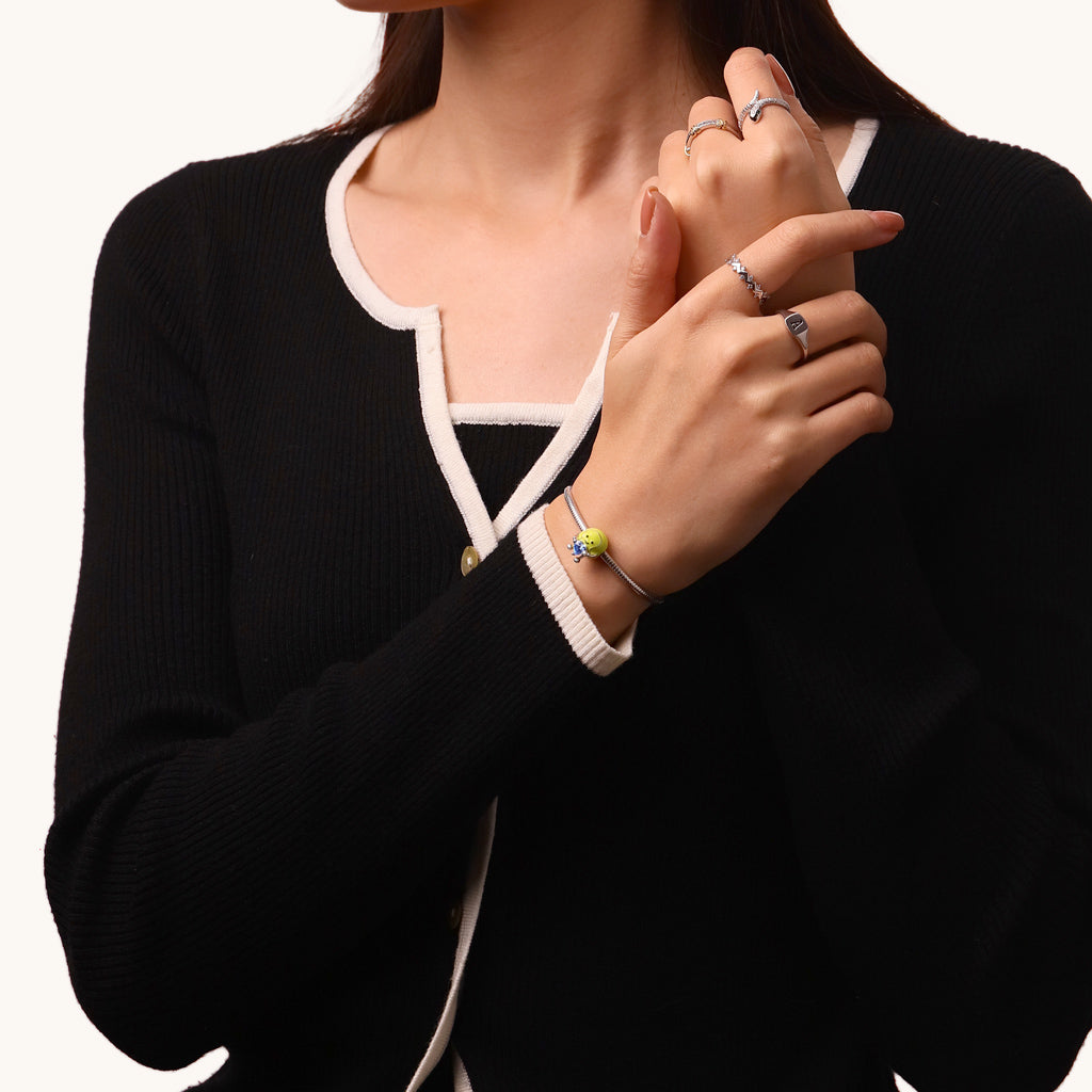 Gnoce Fun Tennis Ball Embraces Love Charm_5