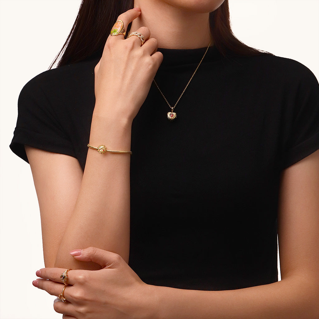 Happy Afternoon Sun Charm_4