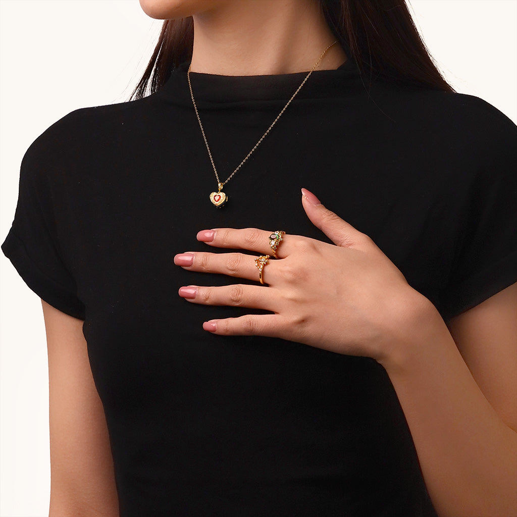 Beloved Heart Locket Pendant_5
