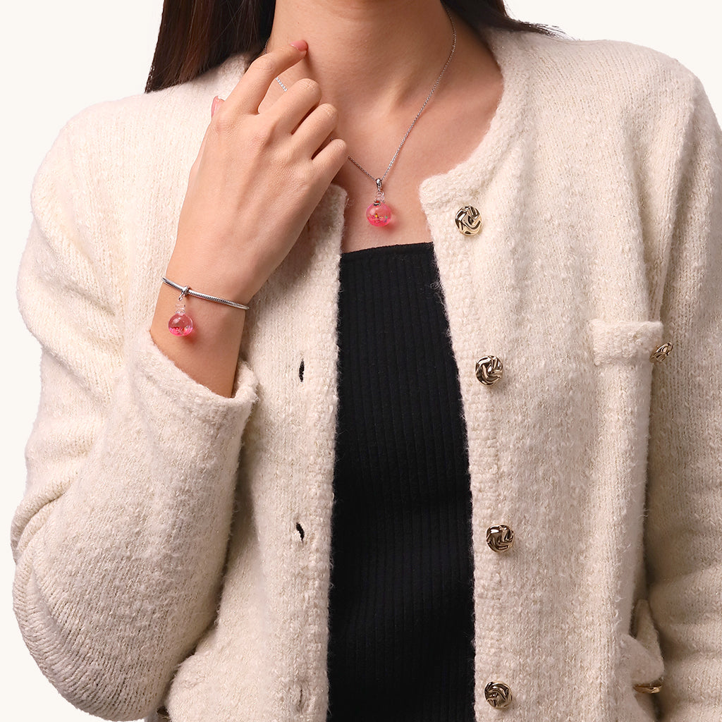 Gnoce Letter Love Sequin Luminous Quicksand Bottle Pendant Dangle Charm_5