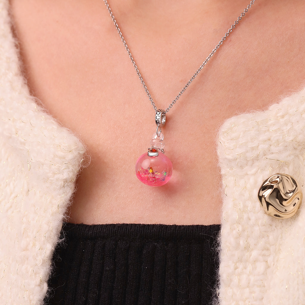 Gnoce Letter Love Sequin Luminous Quicksand Bottle Pendant Dangle Charm_6