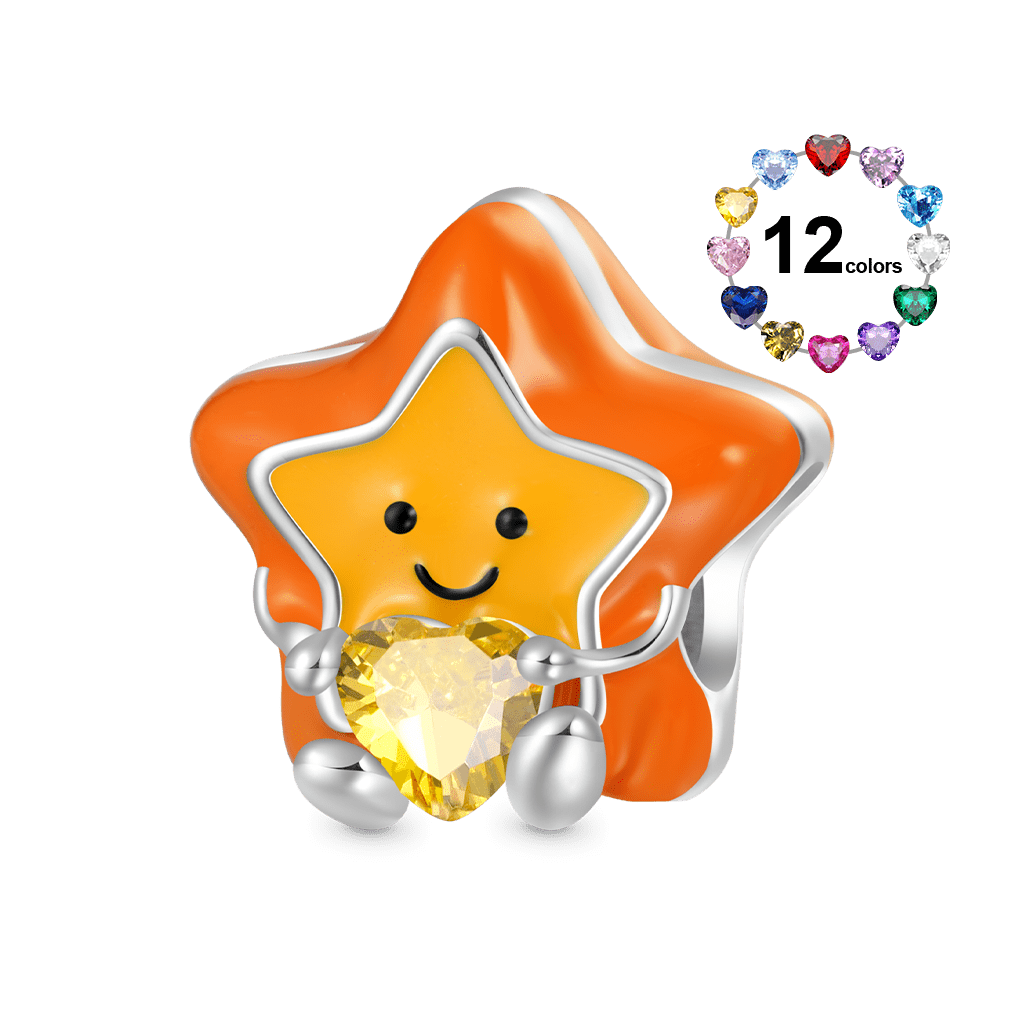 Gnoce Fun Star Cookie Embraces Love Charm_1