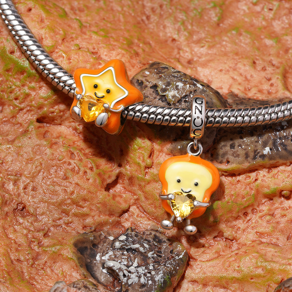 Gnoce Fun Star Cookie Embraces Love Charm_5