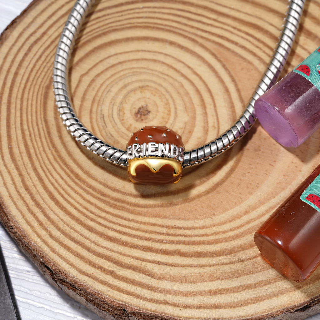 Gnoce Delicious Burger Engravable Charm_3