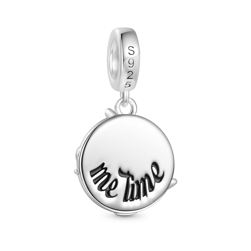 Gnoce Heart Birthstone Special Clock Pendant Dangle Charm_2