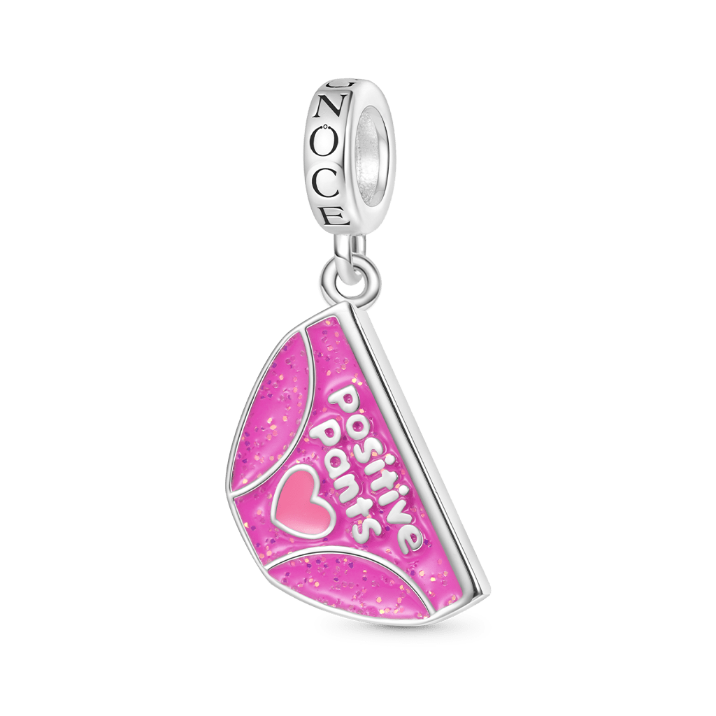 Gnoce Sassy Positive Pants Engravable Pendant Dangle Charm_1