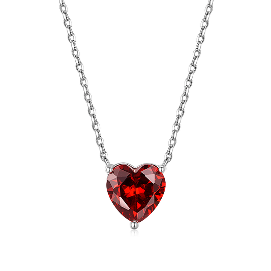 Gnoce Birthstone Heart Necklace_1