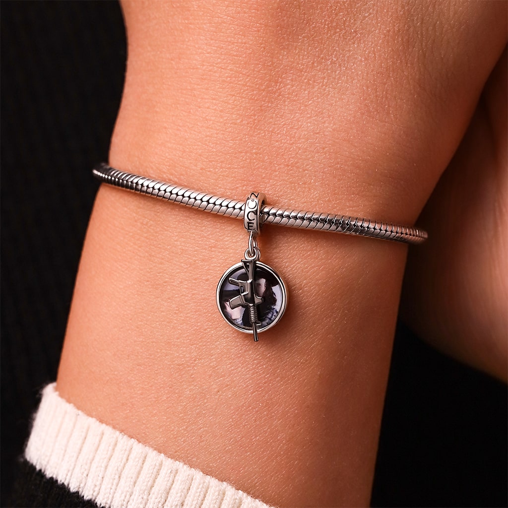 Gnoce Walking Dead Angel With A Shotgun Carl Grimes Pendant Dangle Charm_7