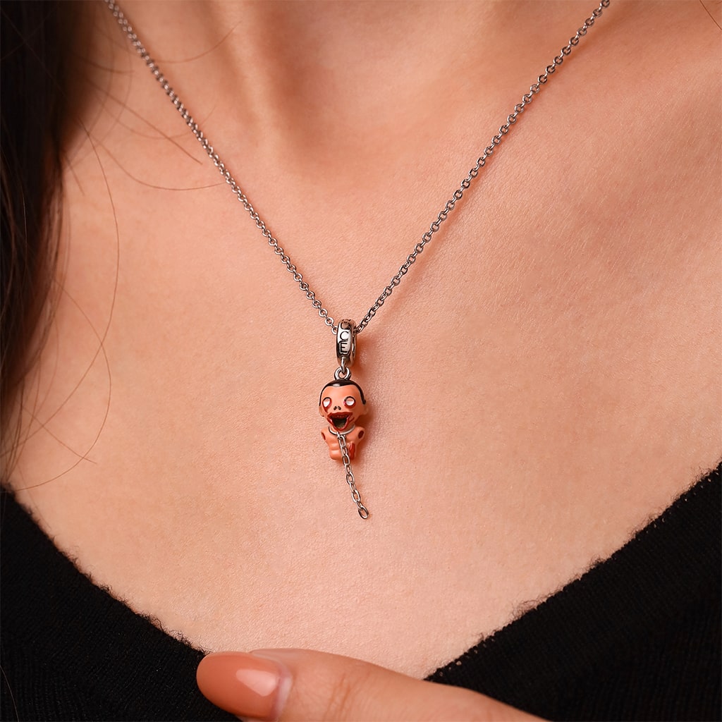 Gnoce The Walking Dead Michonne's Pets Zombie Pendant Dangle Charm_5