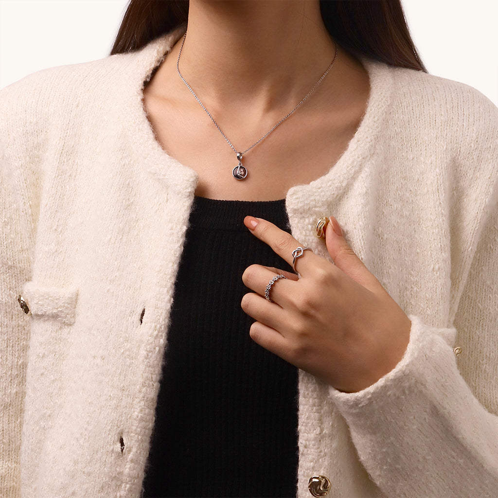 Gnoce Walking Dead Rick Grimes & Python Pistol Pendant Dangle Charm_5