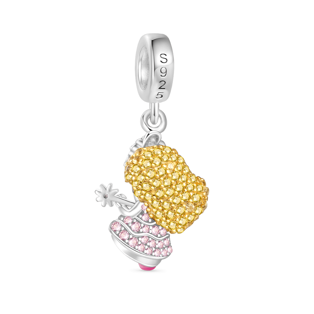 Gnoce Wicked Glinda Pave Diamond Pendant Dangle Charm_2