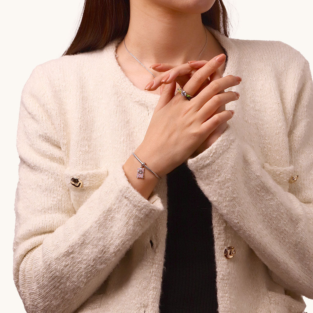 Gnoce Wicked Spellbinding Glinda Enchanted Pendant Dangle Charm_6